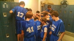 basketball praying